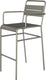 Tarrison - Garrett Silver Stackable Aluminum Barstool - ASG2203GS