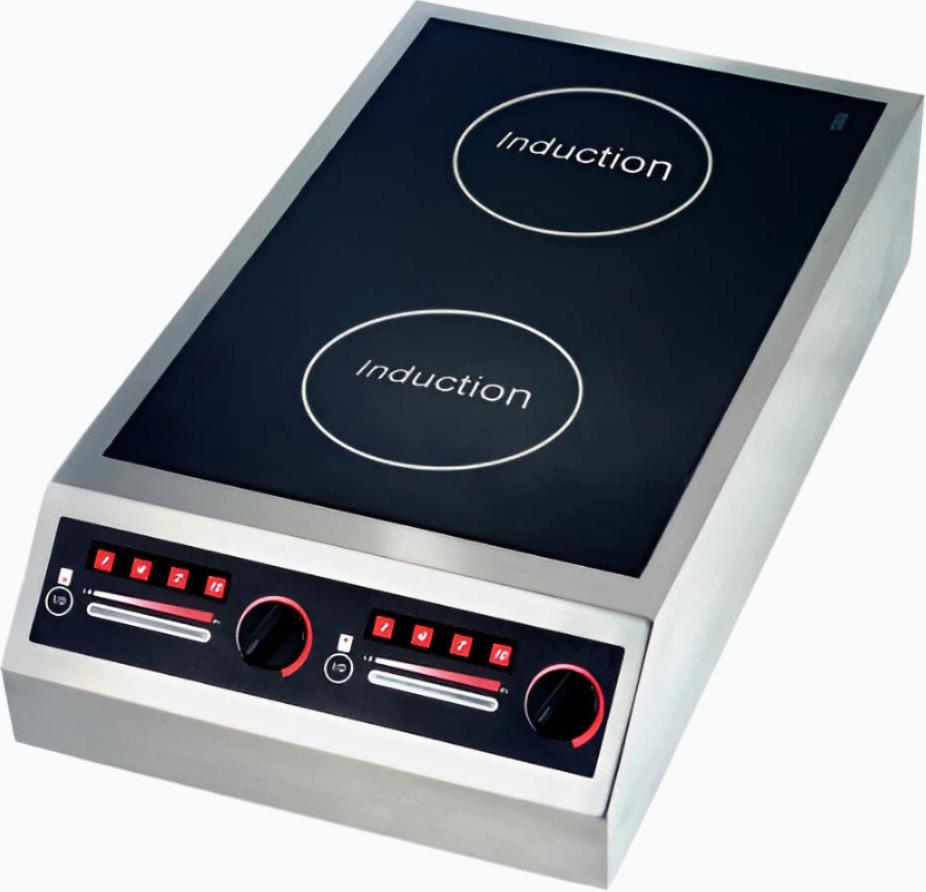 Tarrison - Induction Range Countertop with 2 Burners (6000 Watts) - CI-60-2FB