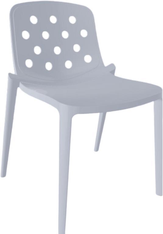 Tarrison - Isidora Pearl Grey Side Chair - AS38014A