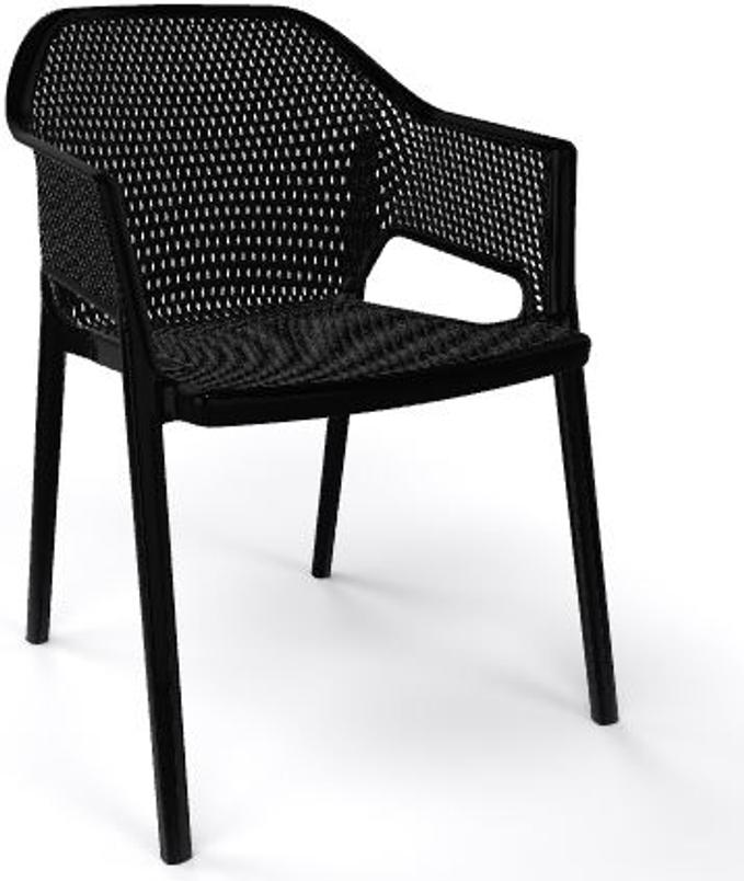 Tarrison - Minush Black Arm Chair - AS22010A