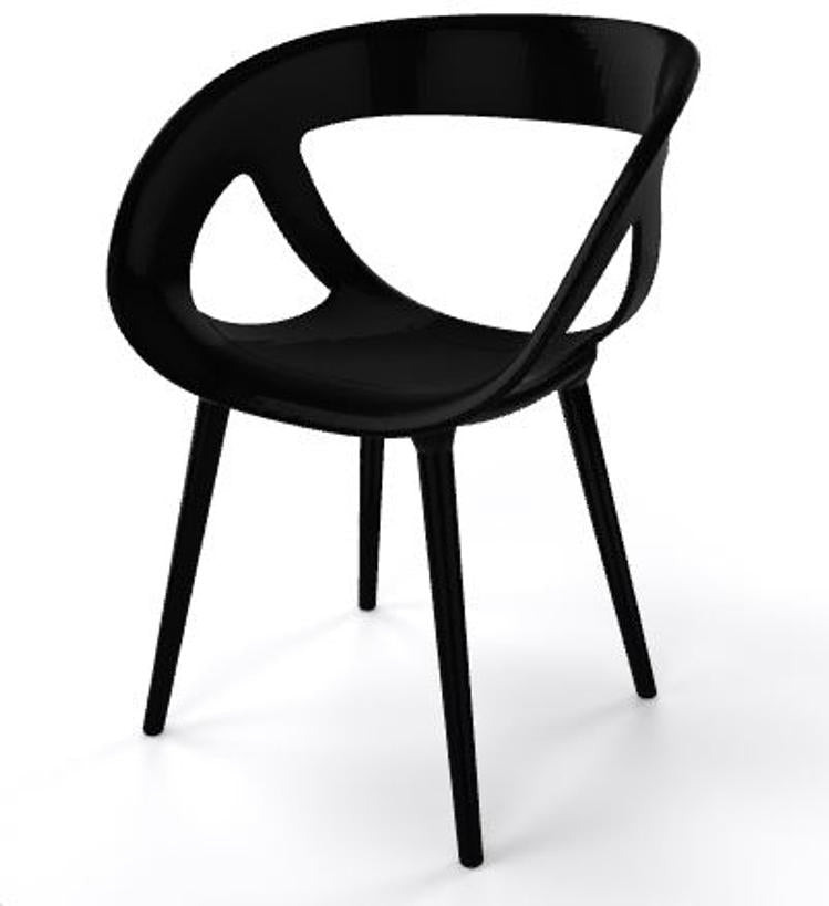 Tarrison - Moema Black BP Armchair - AS6910BP10