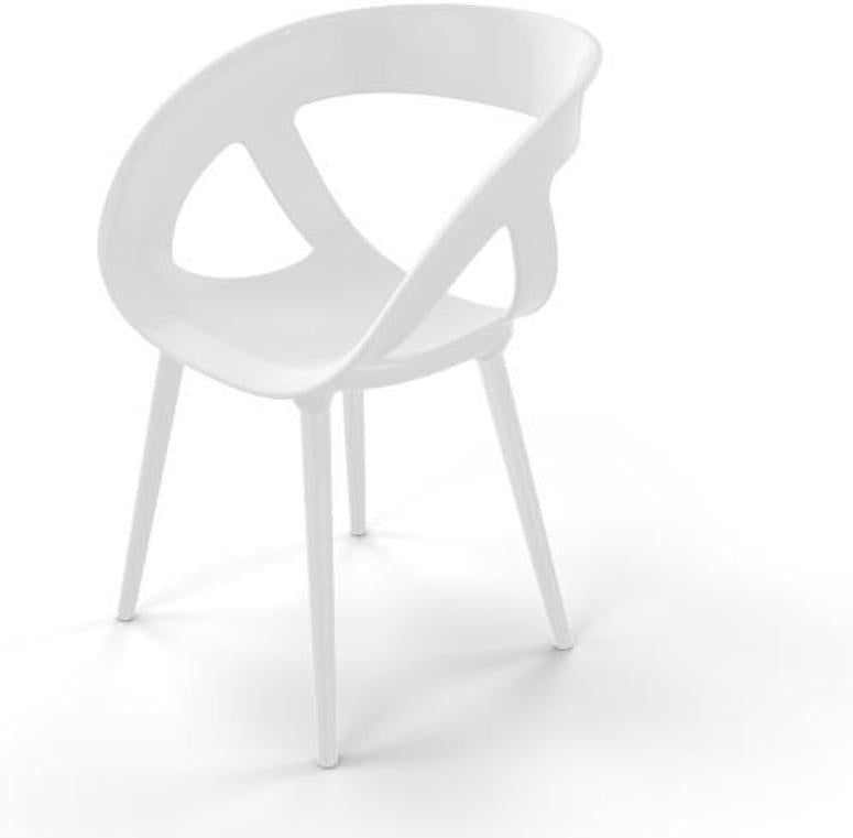 Tarrison - Moema White BP Armchair - AS6900BP00