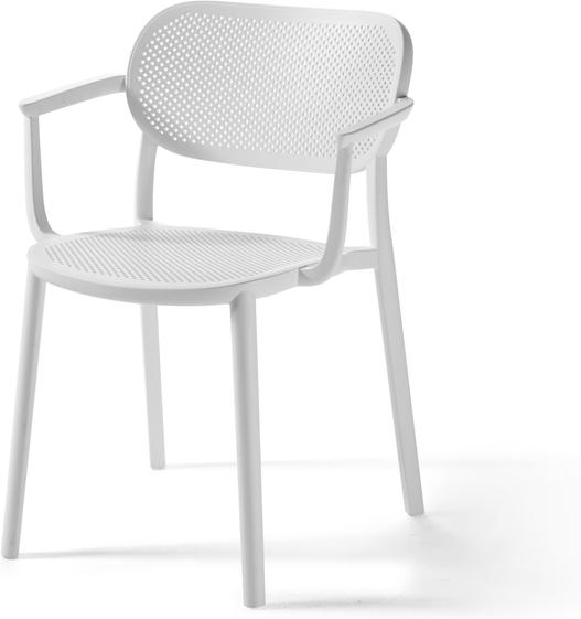 Tarrison - Nuta White Arm Chair - AS35500A