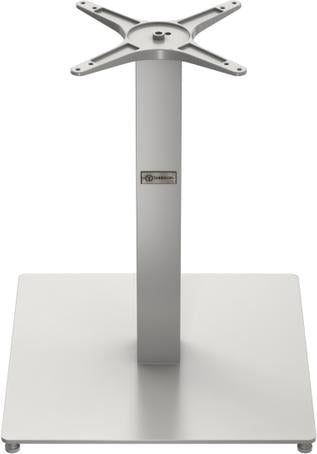 Tarrison - Palermo 22" Silver Square Dining Table Base - ABG401122SS