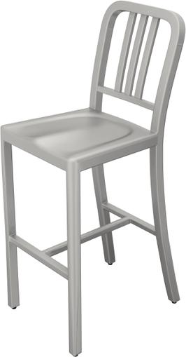 Tarrison - Silver Navy Barstool - ASA4203SL