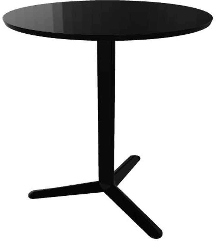 Tarrison - Stefano 39.5" Round Black Dining Table - ATSTE1141010