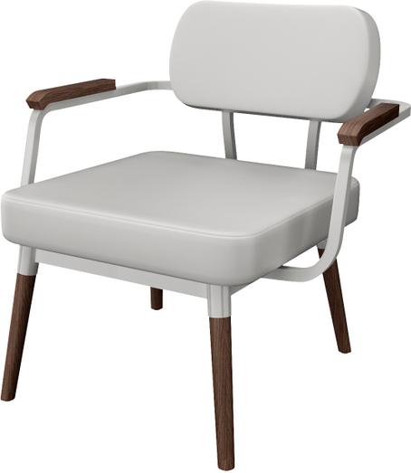 Tarrison - Toby White Lounge Chair - ILGF802UWHWH
