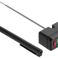 Taylor - 0.05" Black Type-K Digital Thermocouple Thermometer with Rotating Display - 5296651