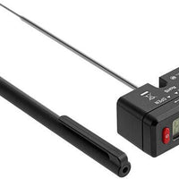 Taylor - 0.05" Black Type-K Digital Thermocouple Thermometer with Rotating Display - 5296651