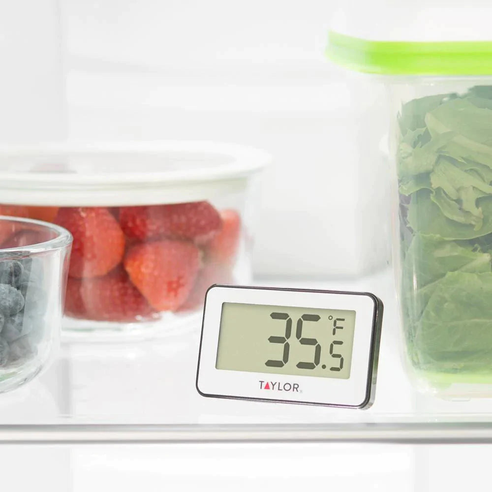 Taylor - 1" Large Digital Refrigerator/Freezer Thermometer, Pack of 6 - 1443