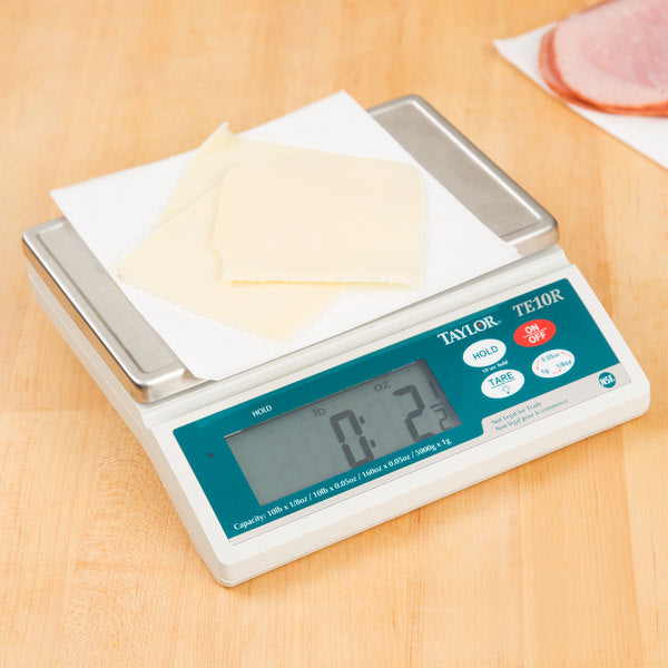 Taylor - 10 lb Digital Portion Control Scale - TE10R - DISCONTINUED