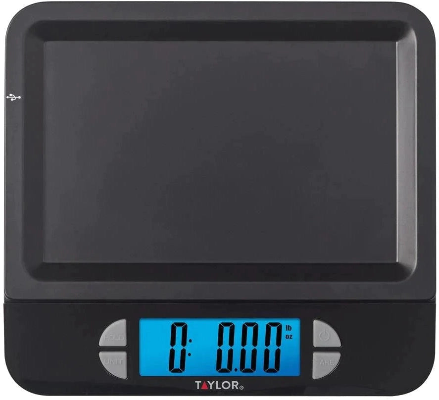 Taylor - 11 lb USB Rechargeable Digital Kitchen Scale - 5265468