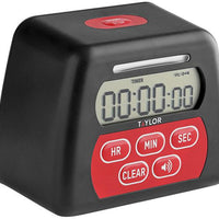 Taylor - 24 Hours Black Event Digital Timer with Visual Alert - 5282798