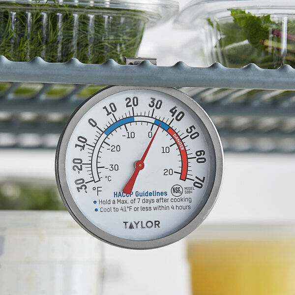 Taylor - 3" Refrigeration Thermometer, Pack of 6 - 5994