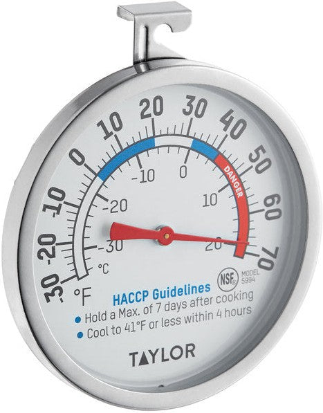 Taylor - 3" Refrigeration Thermometer, Pack of 6 - 5994