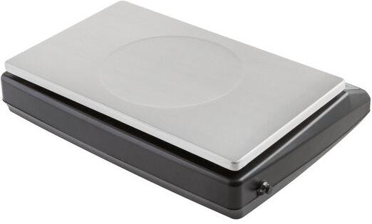 Taylor - 33 lbs Silver Digital Portion Control Scale with an Oversized Platform - TE33OS