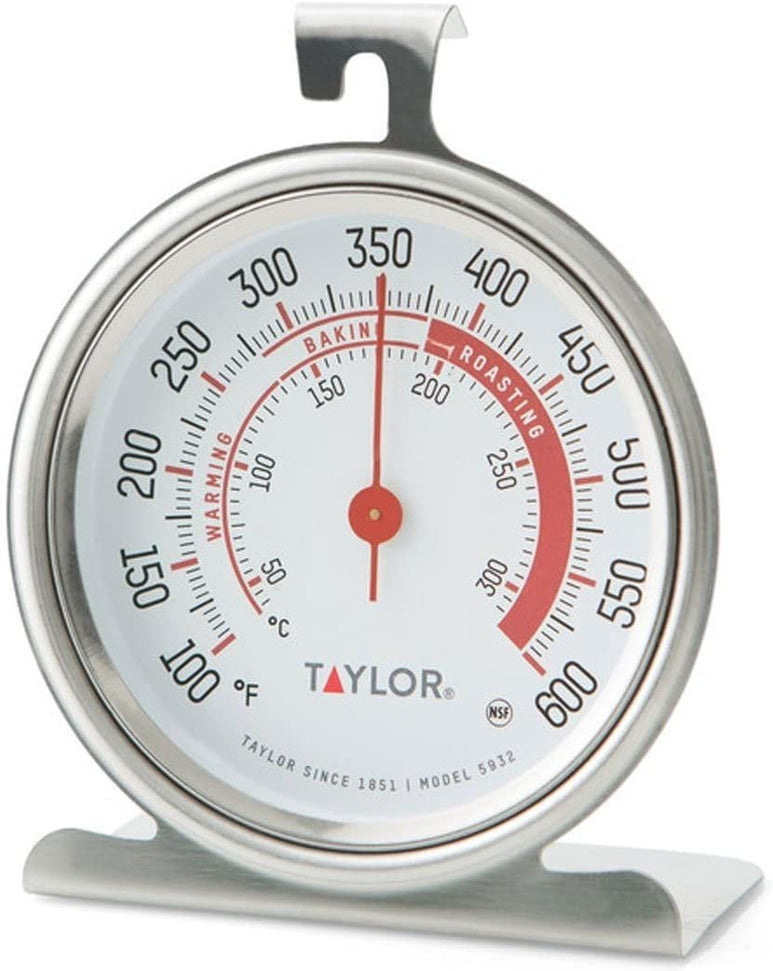 Taylor - 3.25" Analog Dial Oven Thermometer, Pack of 6 - 5932