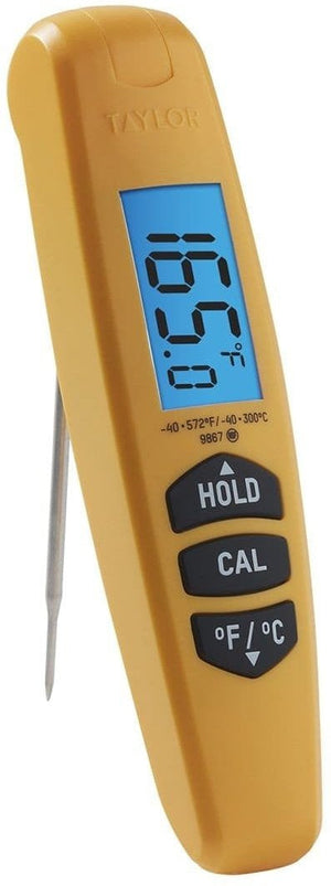 Taylor - 4" Digital Folding Probe Thermometer - 9867FDA