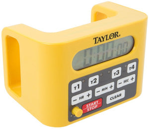 Taylor - 4 Event Loud Digital Timer with 100 Decibel Alarms - 5839N