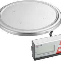 Taylor - 440 lb Digital Stainless Steel Keg Scale with 16" Platform - 5265117