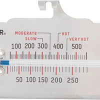 Taylor - 4.5" x 6" Oven Guide Thermometer Filled With Nontoxic Permacolor - 5921N