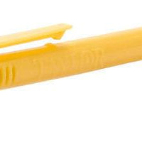 Taylor - 5" Yellow Instant Read Reduce Cross-Contamination Pocket Probe Dial Thermometer - 6092NYLBC