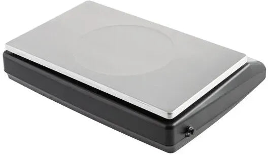 Taylor - 66 lbs Silver Digital Portion Control Scale with an Oversized Platform - TE66OS
