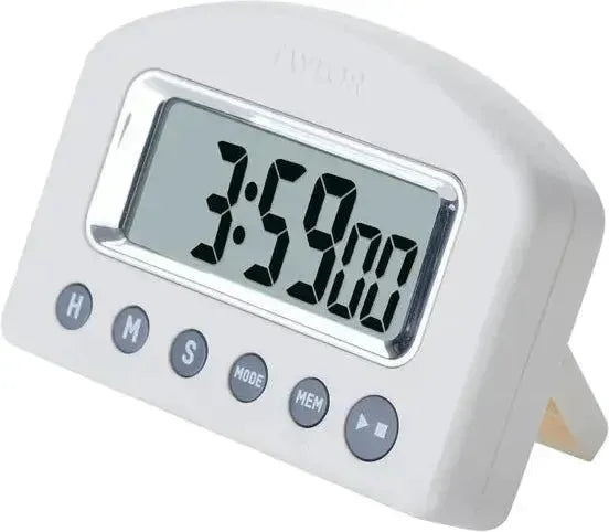 Taylor - 6.75" Silver and Chrome Memory Timer - 584721
