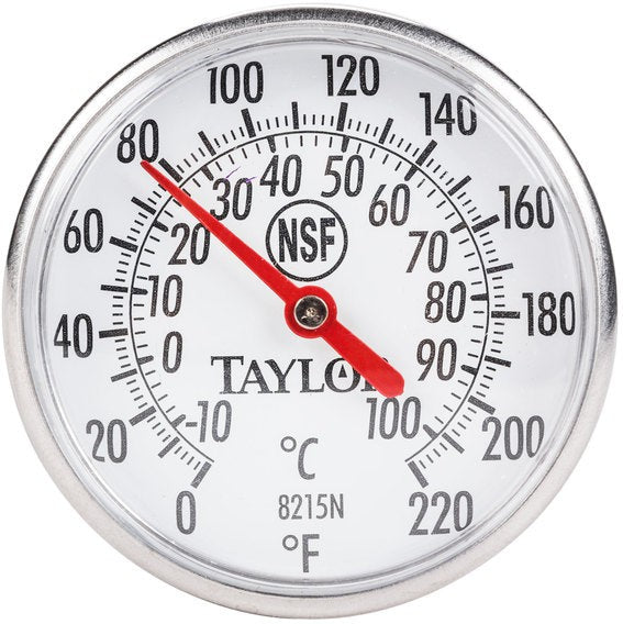 Taylor - 8" Superior Grade Instant Read Probe Dial Thermometer - 8215N - DISCONTINUED