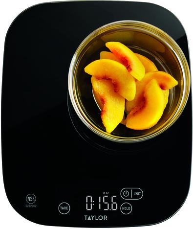 Taylor - Black Plastic Portion Digital Scale - 5282002