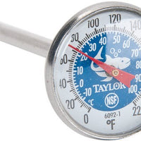 Taylor - Blue Instant Read Reduce Cross-Contamination Pocket Probe Dial Thermometer - 6092NBLBC