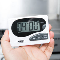 Taylor - Classic Branded Digital Timer With Memory With Recall/Memory Function, Pack of 6 - 5822