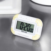Taylor - Compact 4 Event Digital Timer With Clock, Pack of 6 - 5862