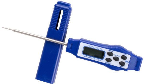 Taylor - Compact Waterproof Digital Thermometer - 9877FDA
