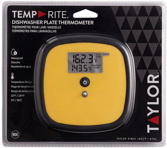 Taylor - Digital Dishwasher Thermometer, Pack of 6 - 8791
