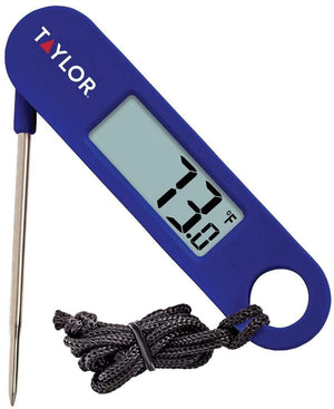 Taylor - Digital Folding Probe Thermometer with Magnet and Lanyard - 1476FDA