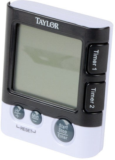 Taylor - Dual Event Digital Timer/Clock, Pack of 6 - 5828
