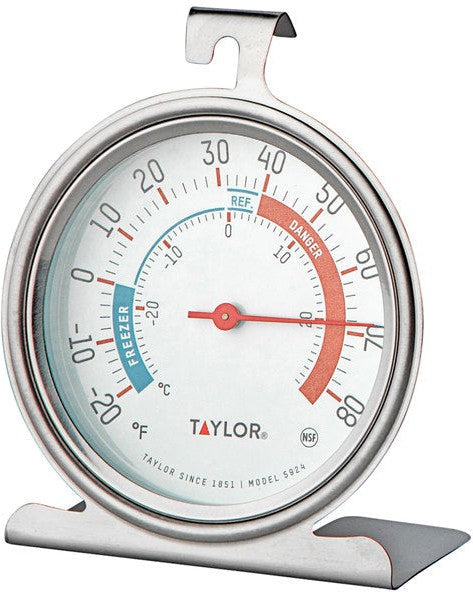 Taylor - Fridge/Freezer Dial Thermometer, Pack of 6 - 5924