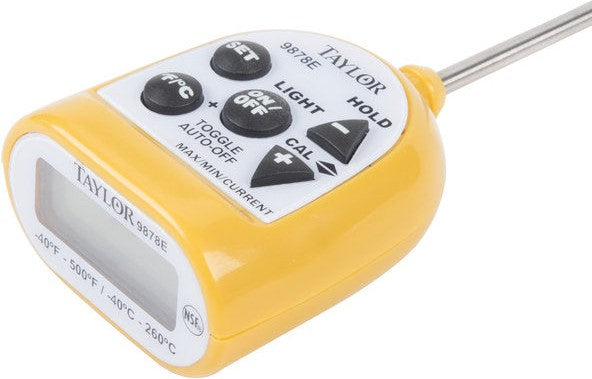 Taylor - High Precision Waterproof Digital Thermometer - 9878E