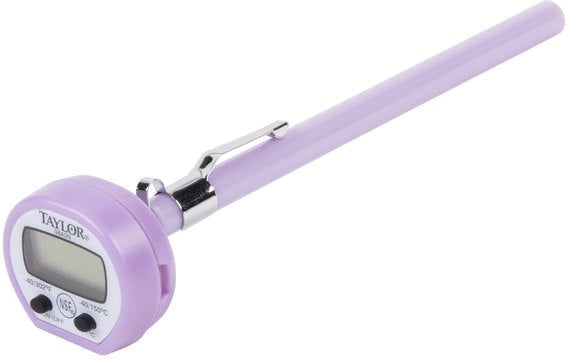 Taylor - Purple Digital Allergy Thermometer with Step-Down Probe - 9840PRN - DISCONTINUED