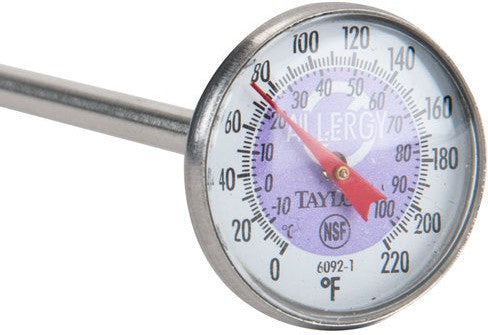 Taylor - Purple Instant Read Reduce Cross-Contamination Pocket Probe Dial Thermometer - 6092NPRBC