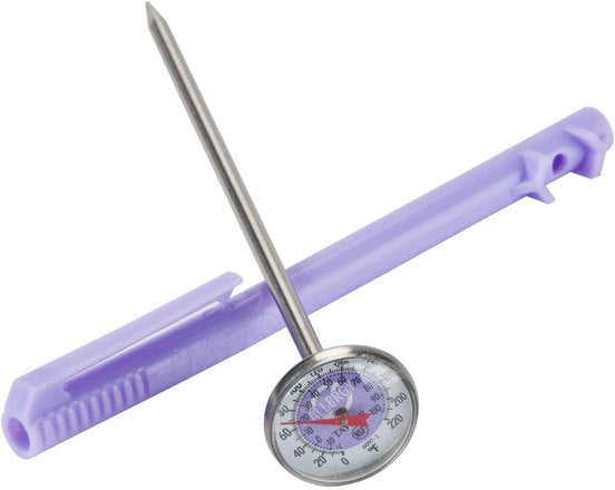 Taylor - Purple Instant Read Reduce Cross-Contamination Pocket Probe Dial Thermometer - 6092NPRBC