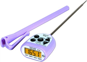 Taylor - Purple Waterproof Allergy Thermometer - 9878EPR