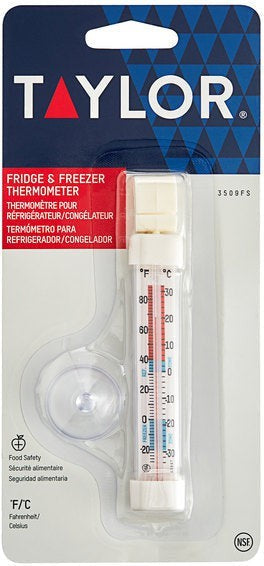 Taylor - Refrigerator/Freezer Tube Thermometer - 3509FS