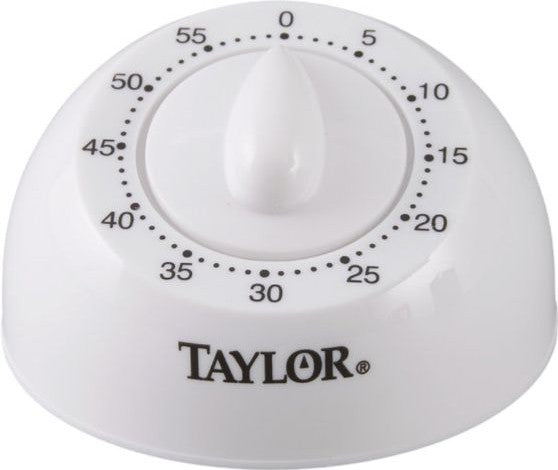 Taylor - TruTemp Brand Basic 60 Minute Long Ring Mechanical Timer, Pack of 6 - 5832
