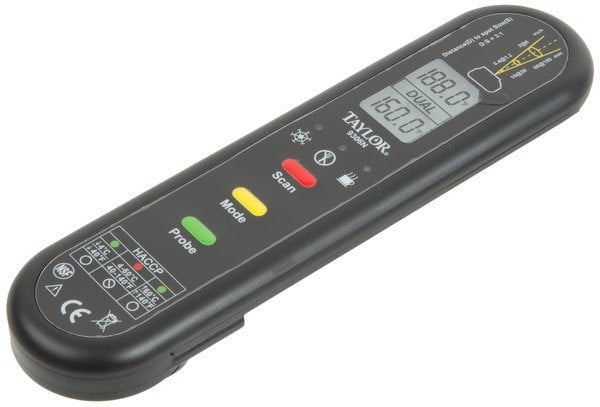 Taylor - Waterproof Dual Temp Infrared/Thermocouple Thermometer with Fold Out Probe - 9306N - DISCONTINUED