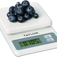 Taylor - White Compact Digital Kitchen Scale, Pack of 4 - 3817