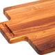 TeakHaus - 12" x 10.5" Marine Collection Cutting Board with Grooved-Lip Handle - TH533