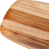 TeakHaus - 12" x 12" Elegant Collection Edge Grain Cutting Board - TH207