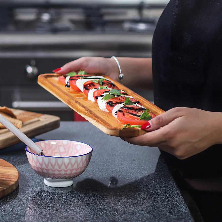 TeakHaus - 12" x 5" x 0.5" Essential Serving Tray - TH1305